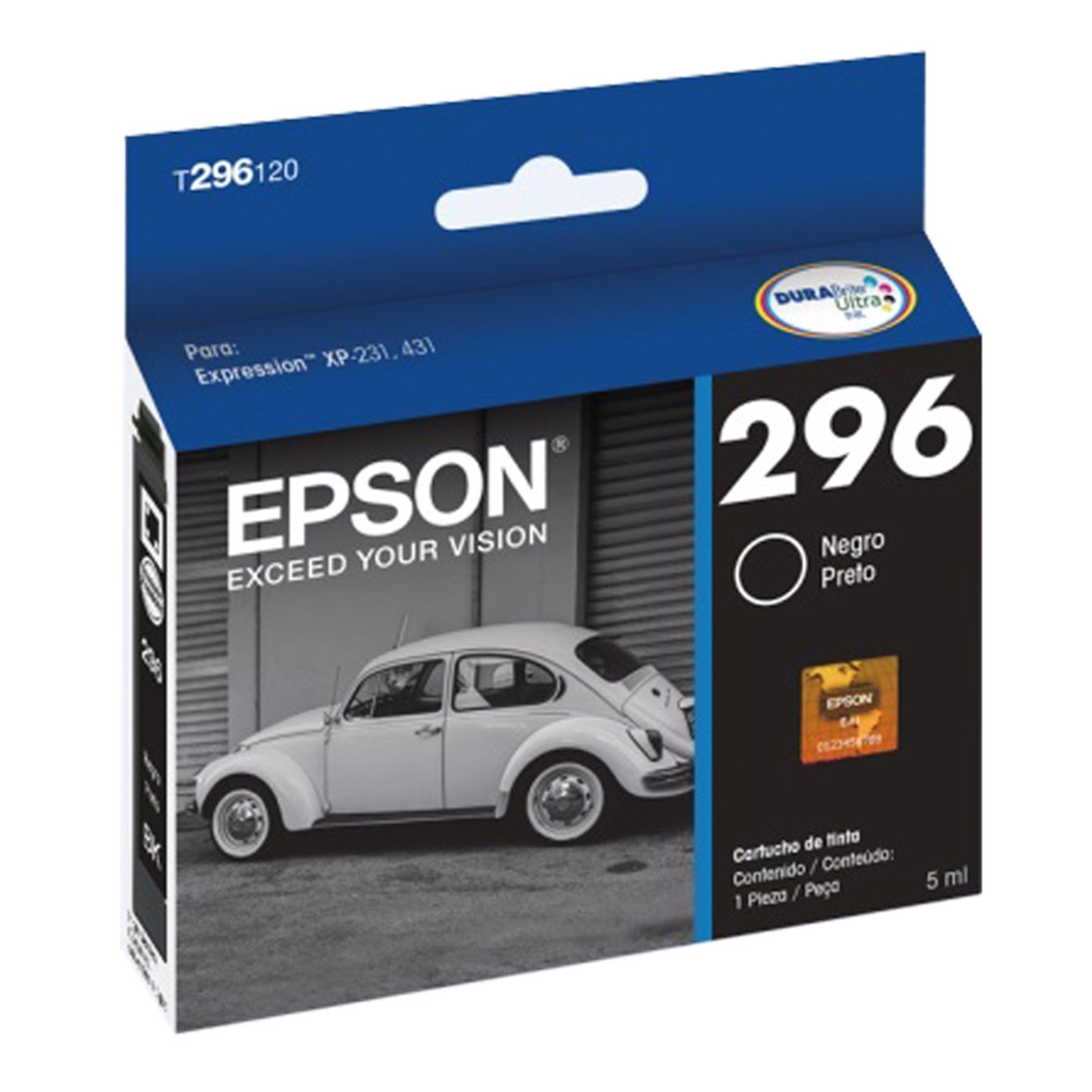 Cartucho EPSON Negro Std – Negro, Epson, Inyección de tinta, Caja