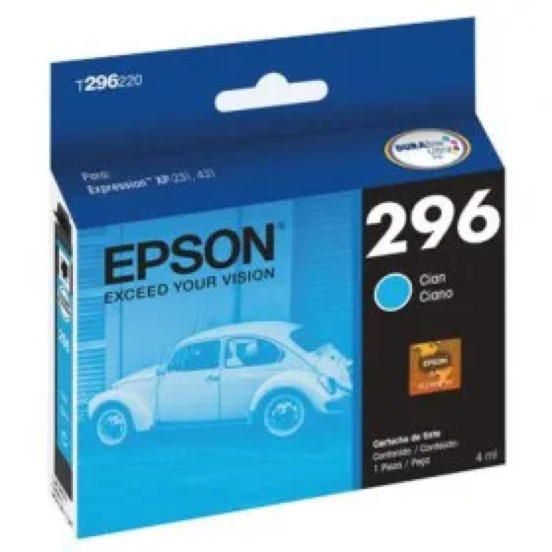 Cartucho EPSON T296220-AL – Cian, Epson, Inyección de tinta, Caja