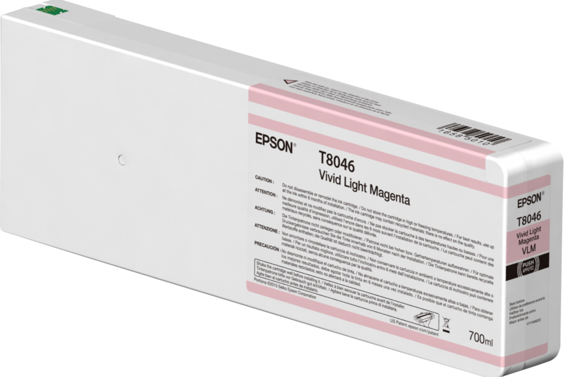 Cartucho Epson MAGENTA LIGHT EPSON T804600 – Magenta claro, Epson