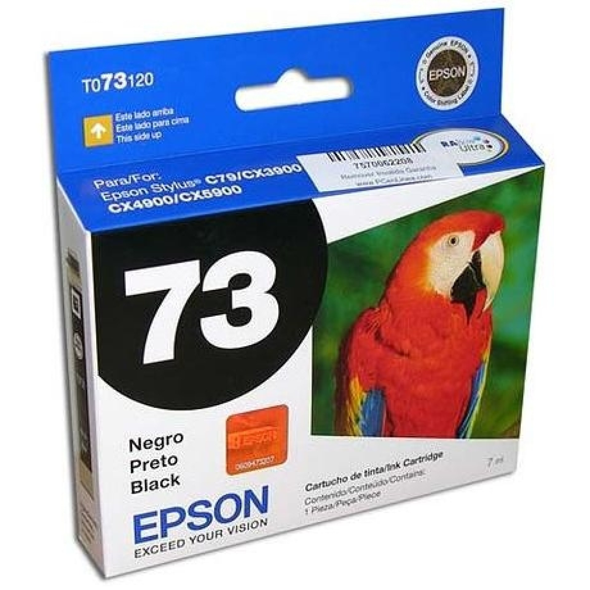 Cartucho EPSON N.73 – Negro, Inyección de tinta
