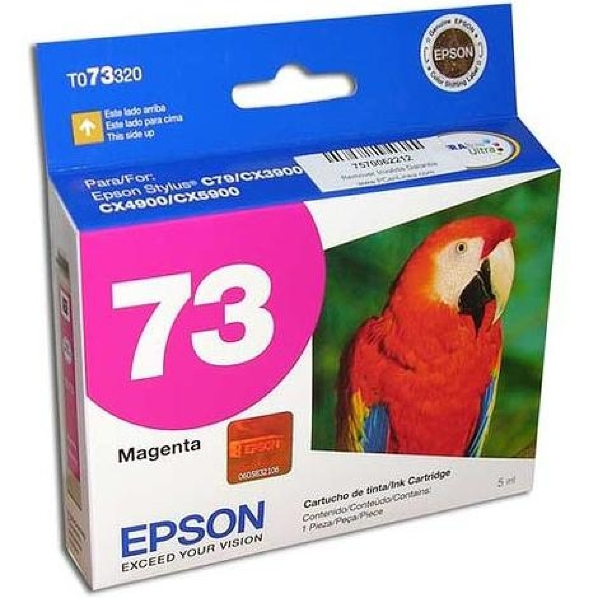 Cartucho EPSON N.73 – magenta, Inyección de tinta
