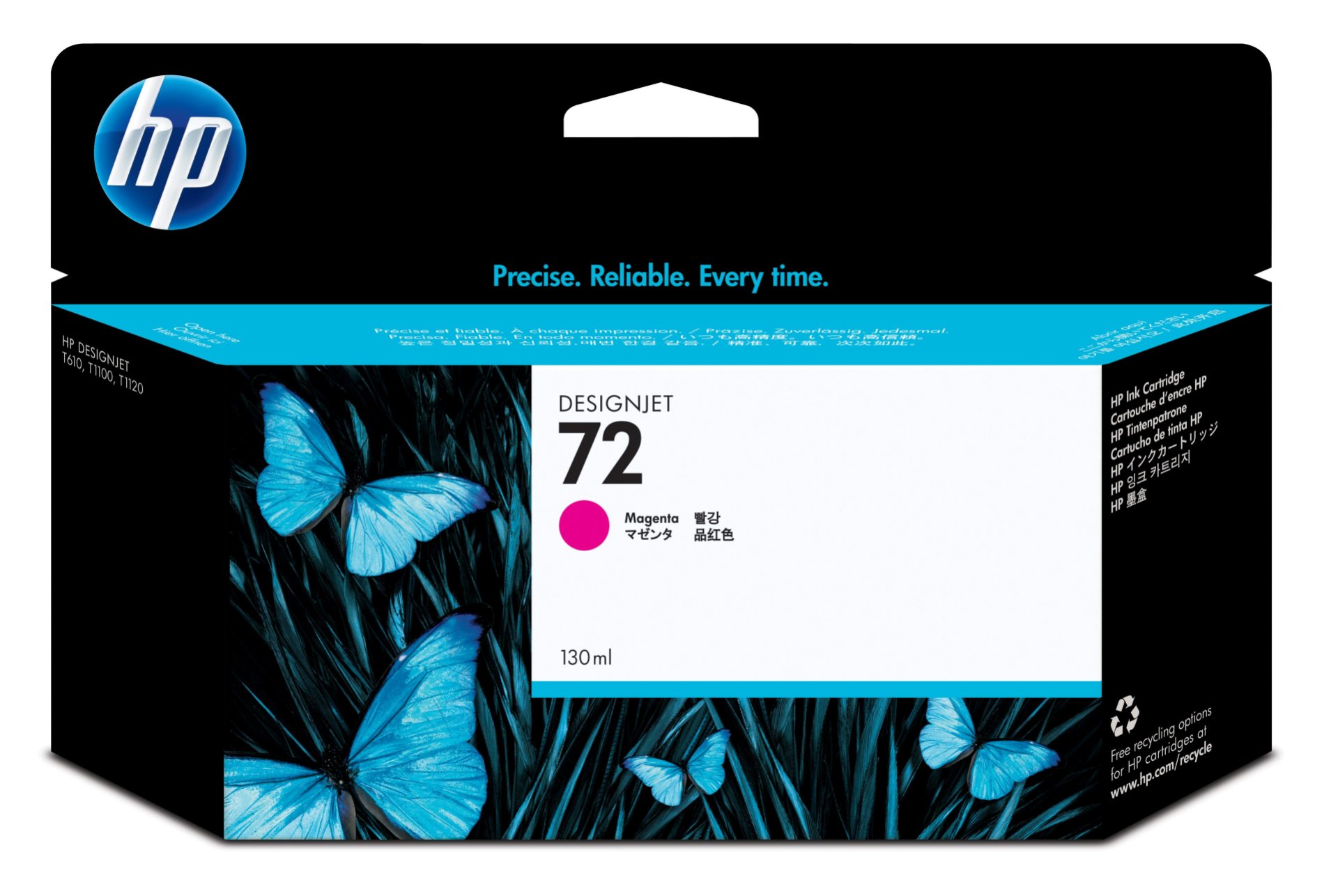 Tinta HP 72 – C9372A, Magenta 130ml