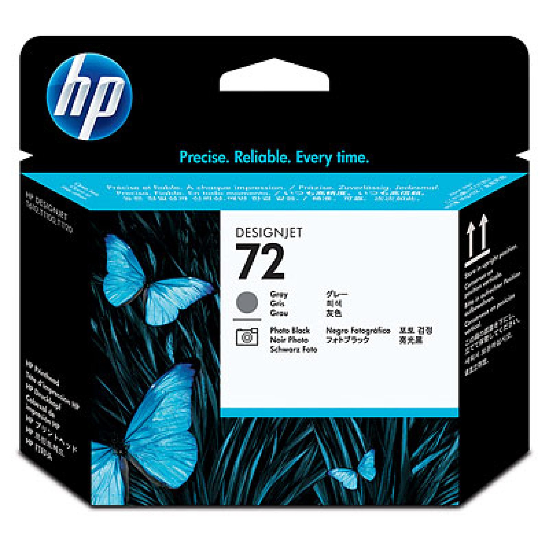 Cabezal HP 72 – C9380A, Gris/Negro Fotográfico