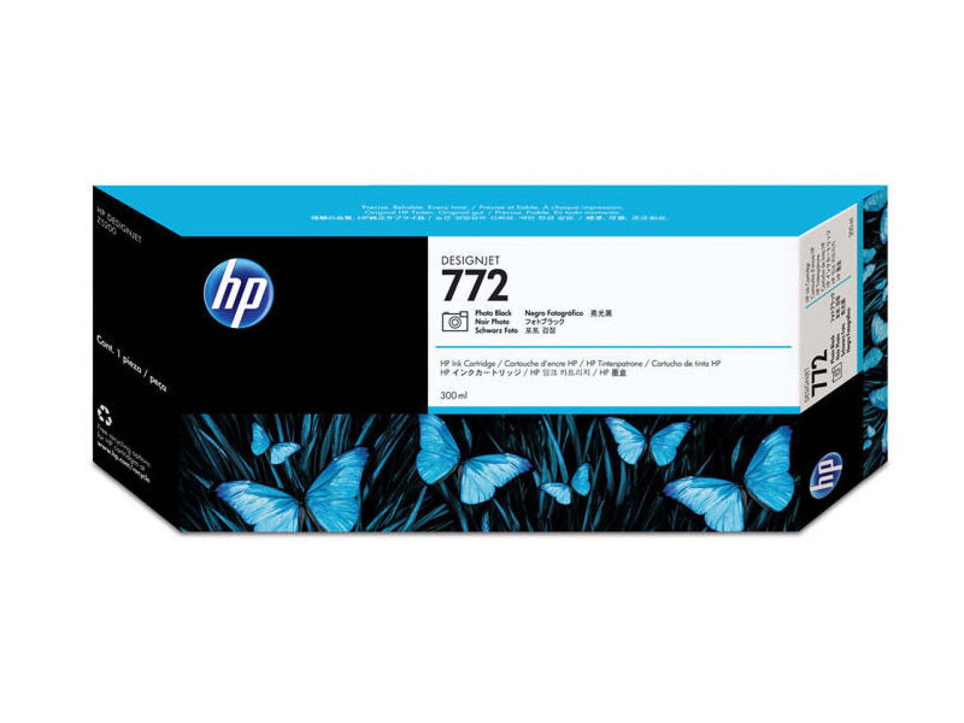Tinta HP 772 – CN633A, Negro Fotográfico 300ml