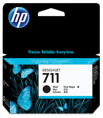 Tinta HP 711 – CZ129A, Negro 38ml