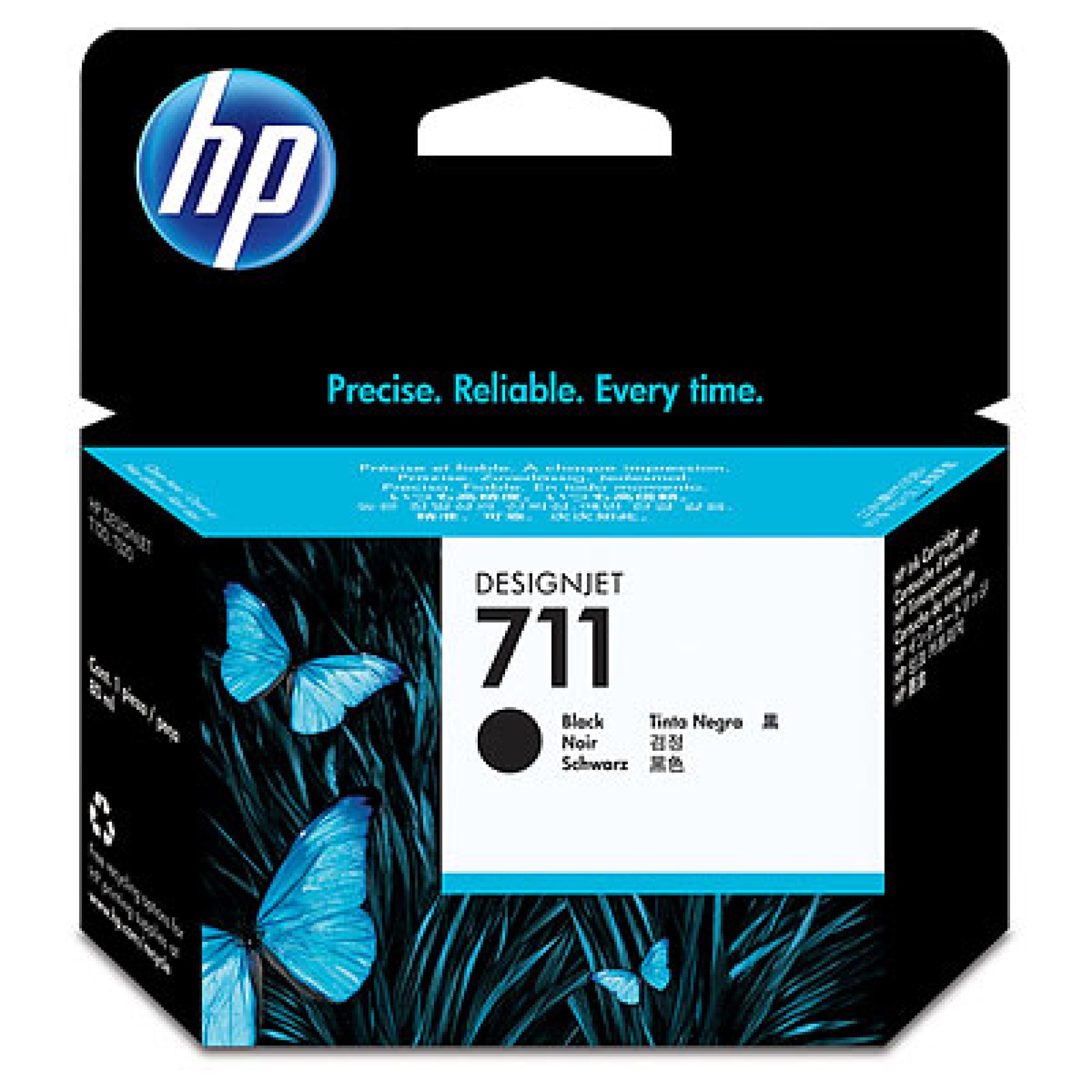 Tinta HP 711 – CZ133A, Negro 80ml