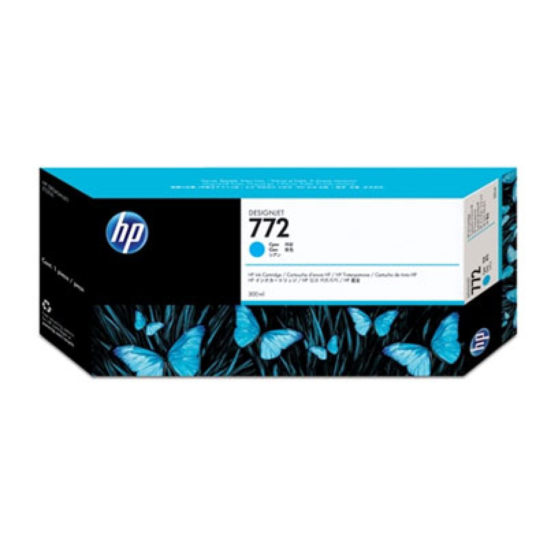 Tinta HP 772 – CN636A, Cian 300ml
