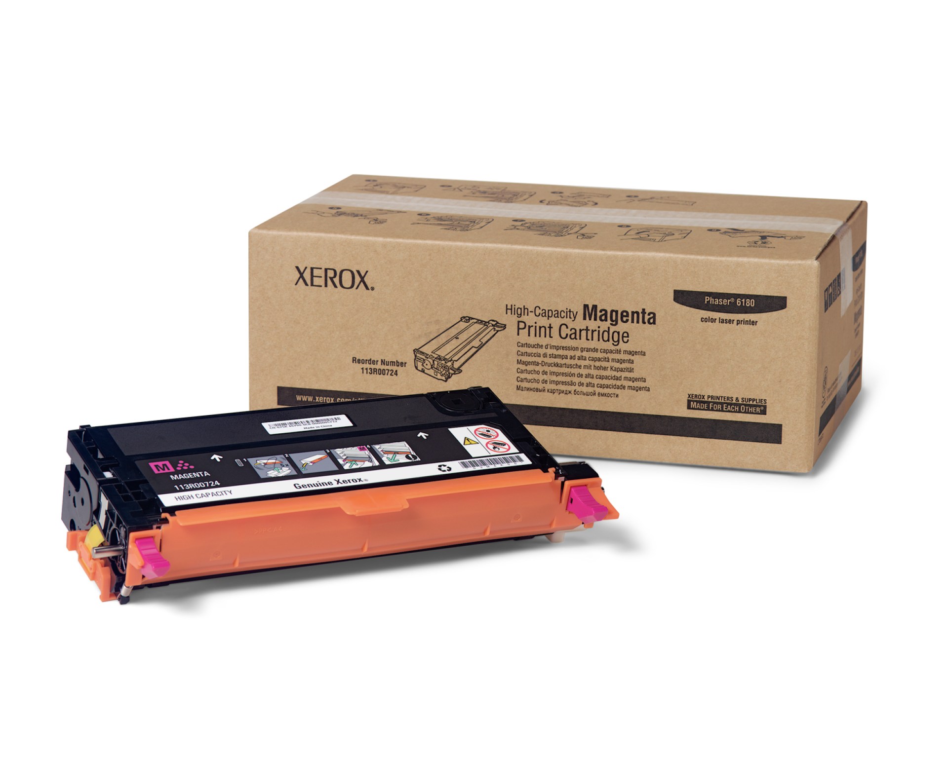 XEROX 113R00724 TONER MAGENTA ALTO –