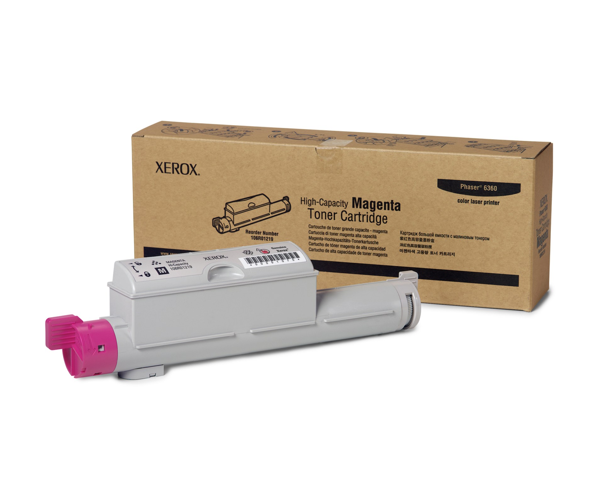 XEROX 106R01219 TONER MAGENTA ALTO –