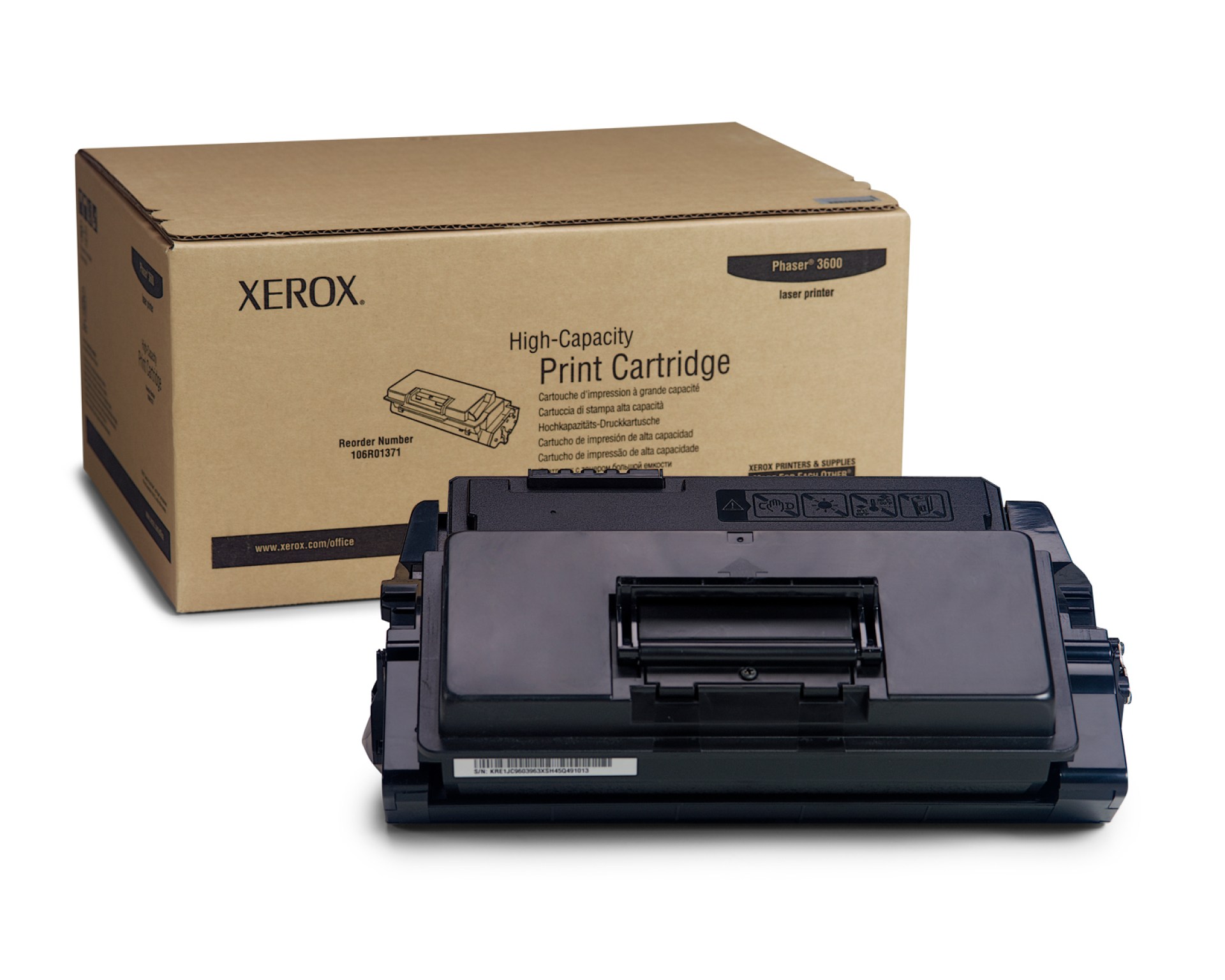 XEROX 106R01371 TONER NEGRO ALTO –