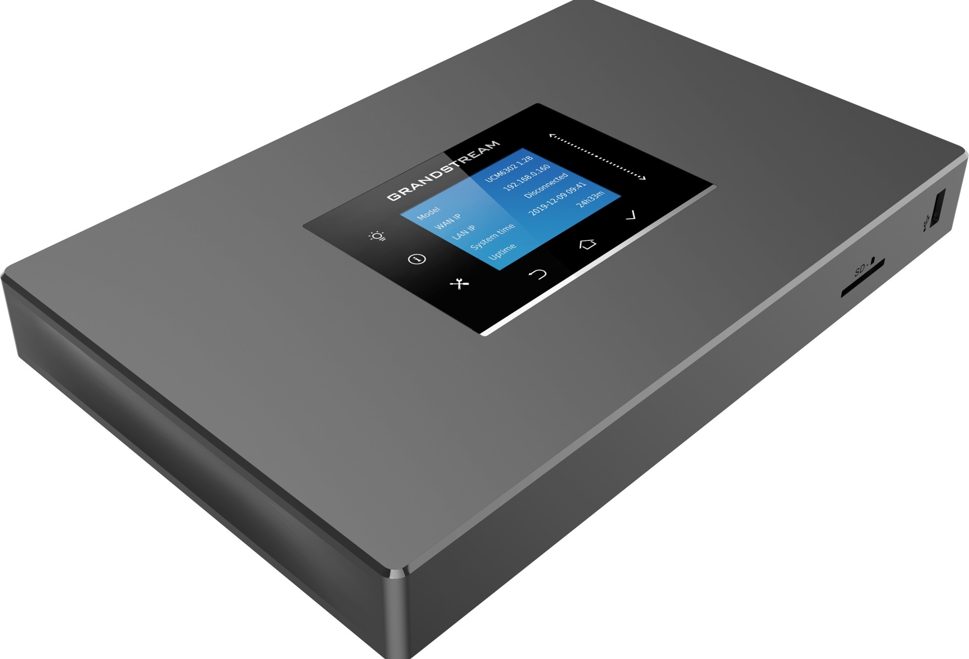 Conmutador IP para hasta 500 usuarios y 75 llamadas simultaneas – 1 FXS, 1FXO, Plataforma de conferencias y reuniones, WAVE, GDMS