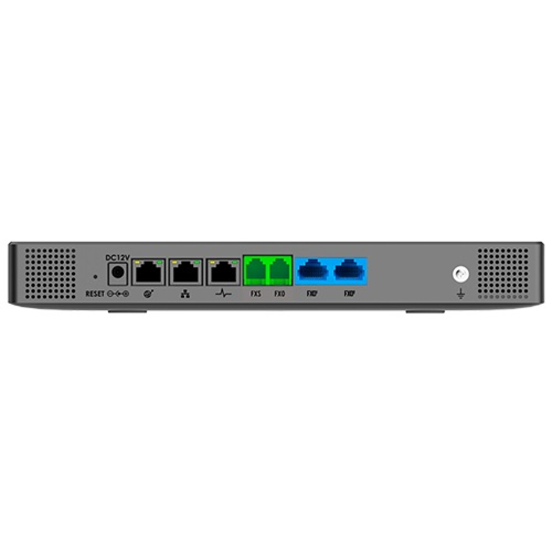 Conmutador IP para hasta 500 usuarios y 75 llamadas simultaneas – 2 FXS, 2FXO, Solo audio, WAVE, GDMS