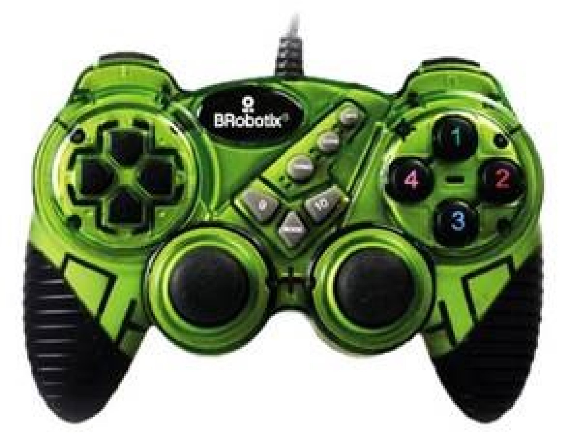 Control para Video Juego BROBOTIX 751899V – Gamepad, PC, Analógico/Digital, 10 botones, Alámbrico