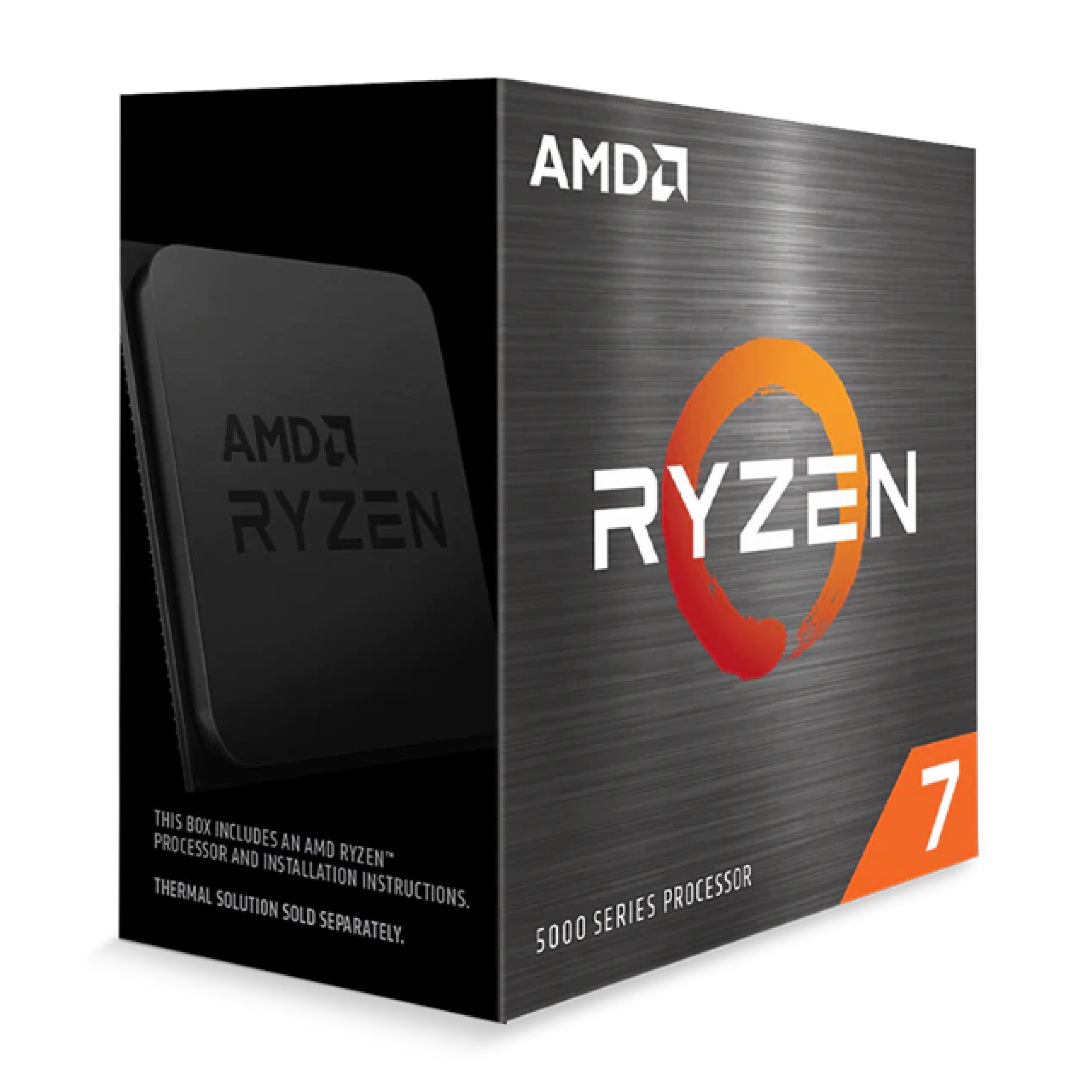 AMD RYZEN 7 5800X – 8 núcleos, socket AM4, No incluye ventilador, Se requiere una tarjeta gráfica independiente.