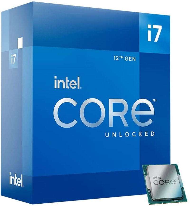 Procesador Intel Core i7-12700K 2.70GHz – 12 núcleos Socket 1700, 25 MB Caché, Alder Lake. (REQUIERE VENTILADOR. COMPATIBLE SOLO CON MB CHIPSET 600)