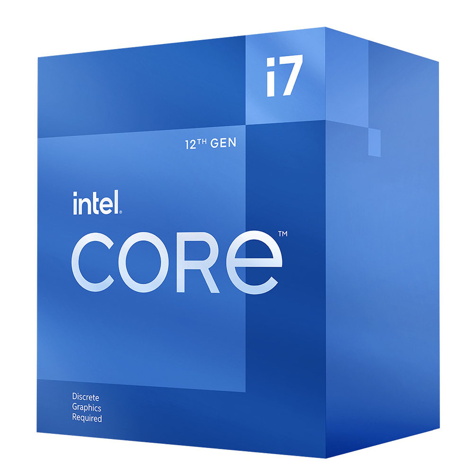 Procesador Intel® Core™ i7-12700F de 4.9 GHz Max Turbo – 12 Core, 20 Threads, 25Mb Smart Cache con disipador requiere GRÁFICO(MOTHERBOARD LGA1700)