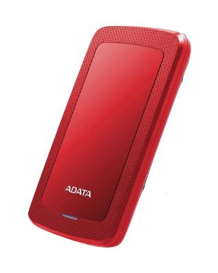 Disco Duro Externo ADATA HV300 – 1 TB, USB 3.2 (USB 3.1, 3.0, 2.0), 2.5 pulgadas, Rojo