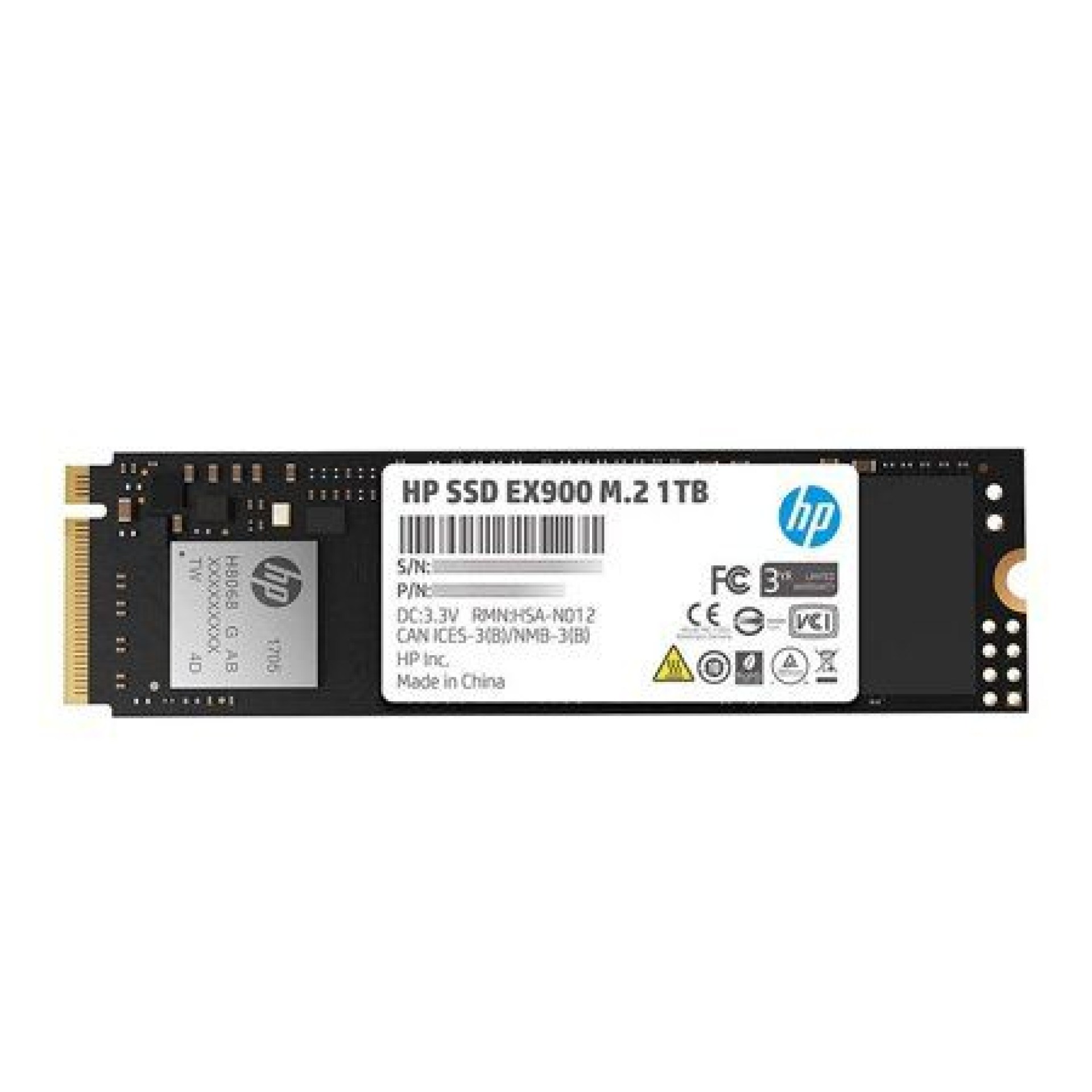 SSD HP EX900 5XM46AA#ABC – 1 TB, M.2, 2100 MB/s, 1815 MB/s, para PC, Laptop, Ultrabook