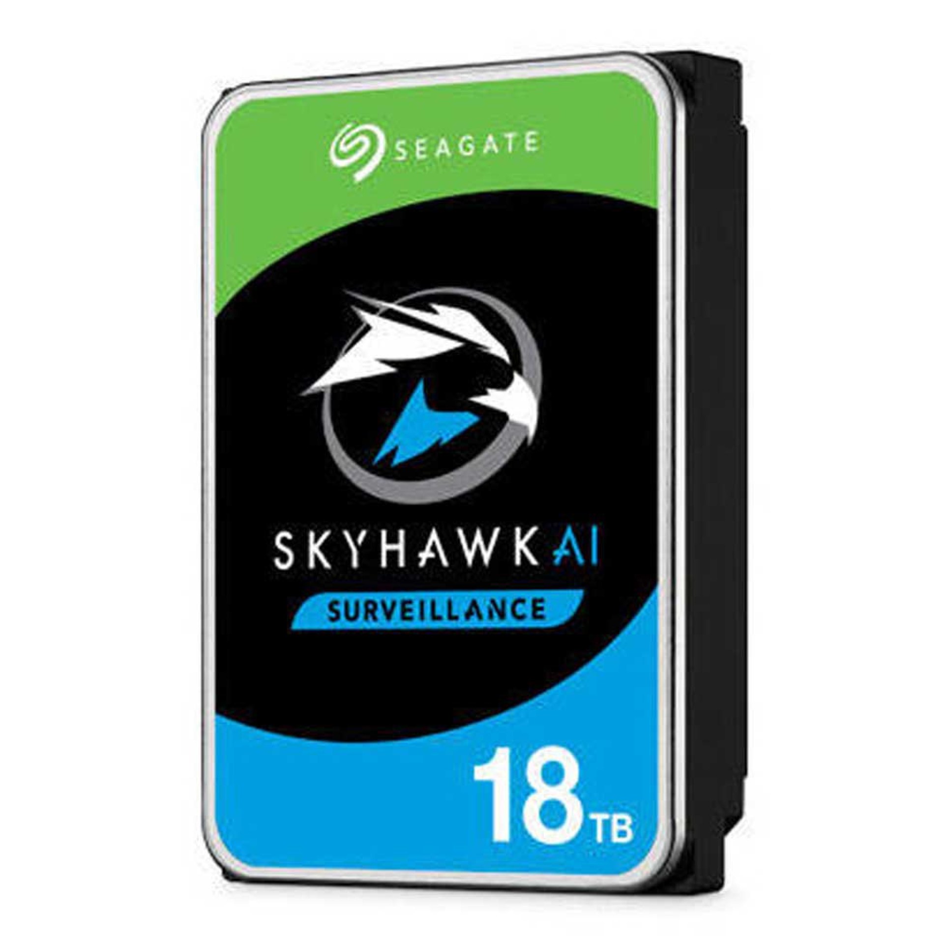 Disco Duro Seagate SKYHAWK AI ST18000VE002 18 TB Video Vigilancia 7200 RPM 256 MB de cache 3.5 –