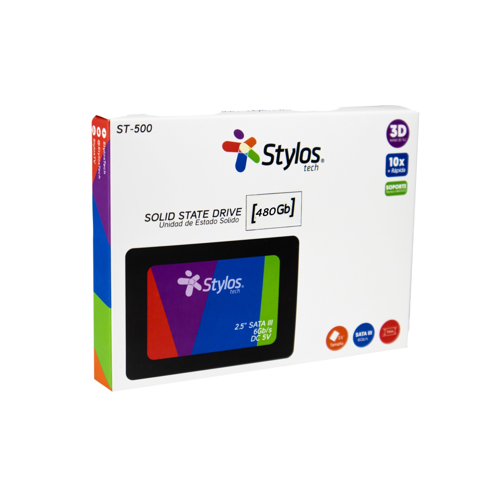 Memoria SSD 480GB Stylos. STMSSD3B –