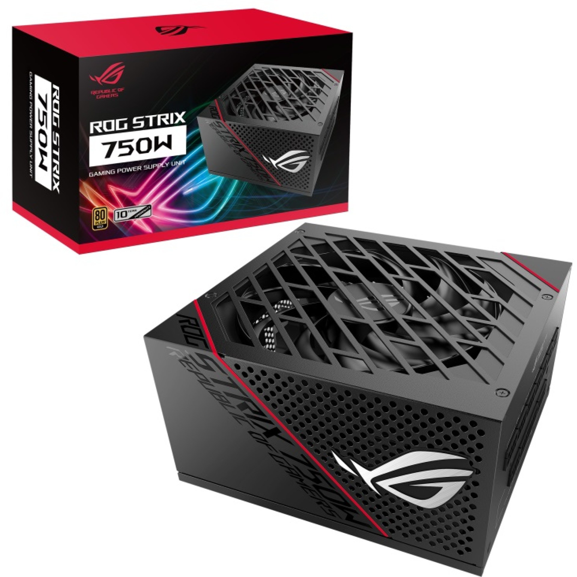 Fuente de Poder ASUS ROG-STRIX-750G – Negro