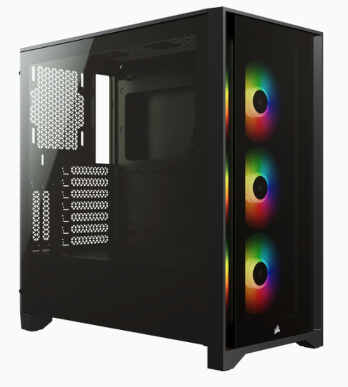 Gabinete  CORSAIR Cue 4000X RGB – Negro