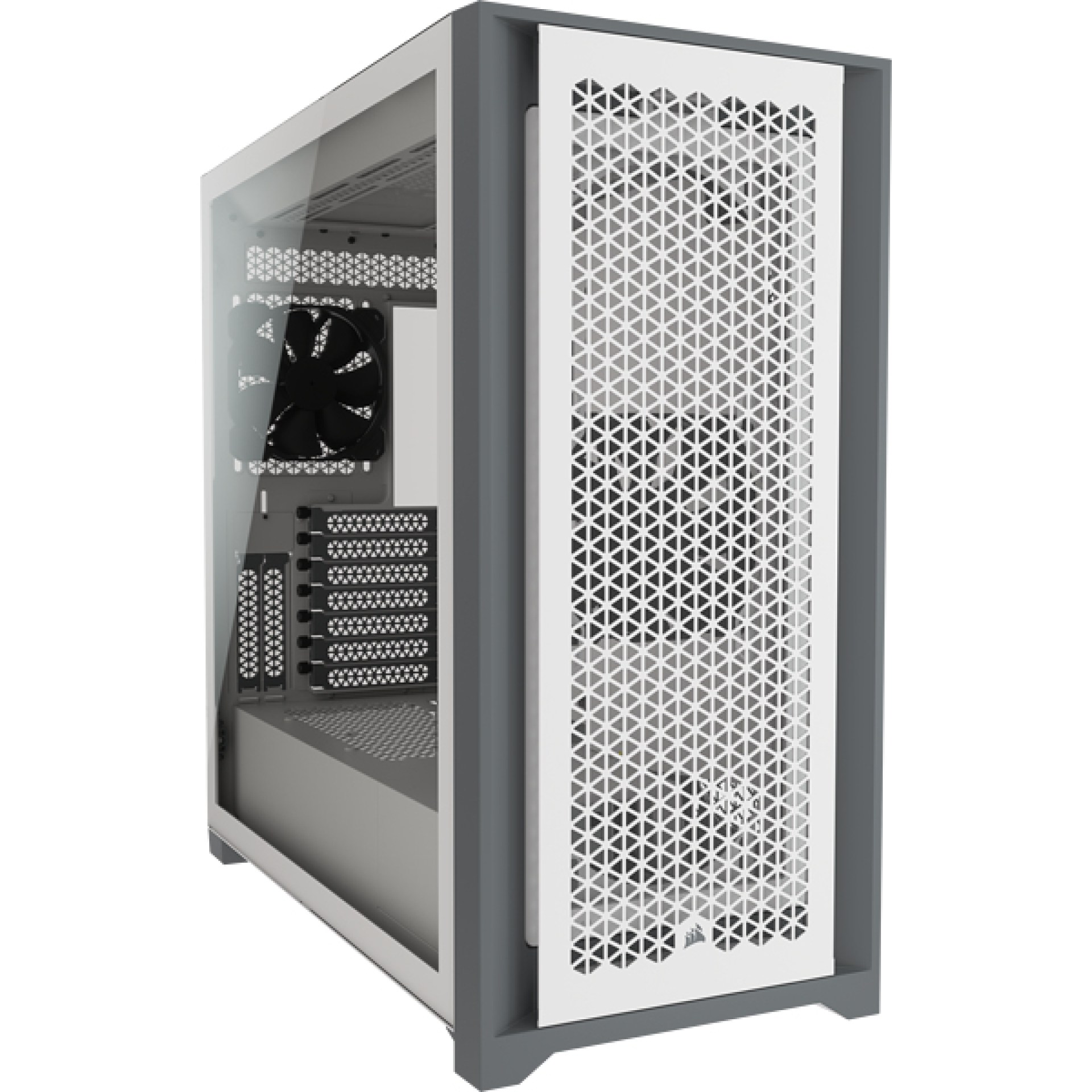 Gabinete  CORSAIR 5000D AIRFLOW – Gabinete, ATX, Blanco