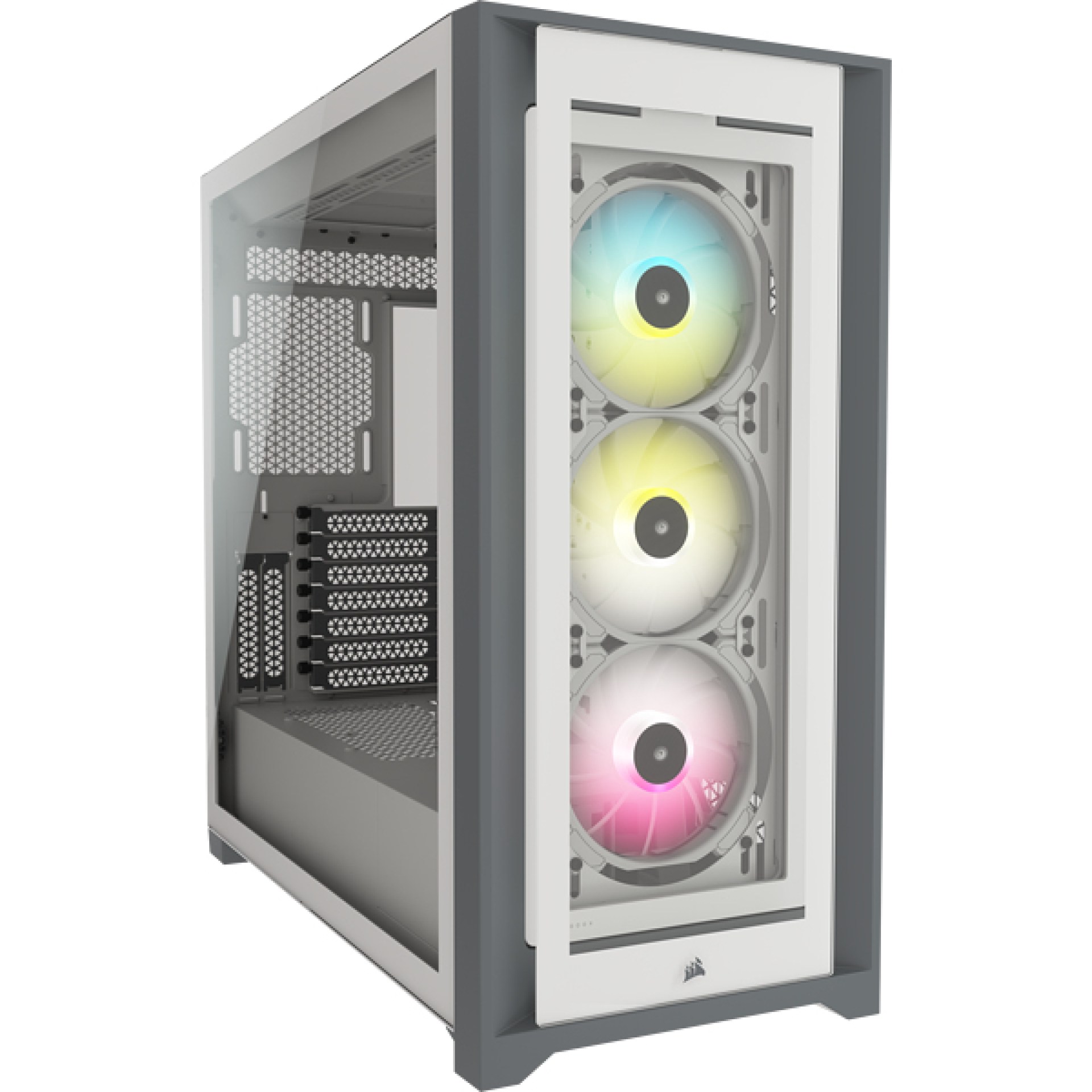 Gabinete CORSAIR 5000X AIRFLOW – Midi-Tower, Gabinete, Blanco