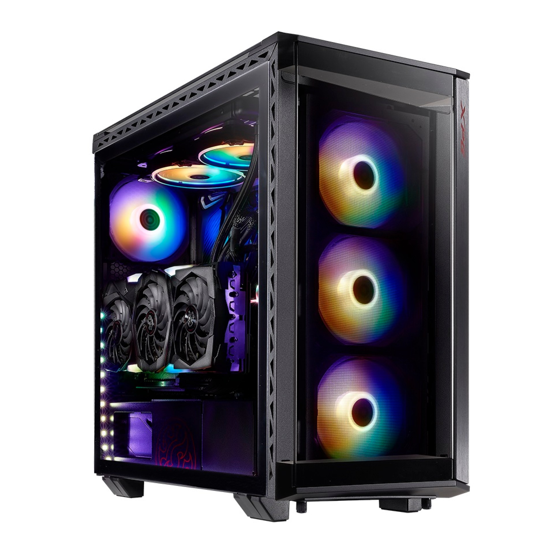 Gabinete GAMER ADATA Batlecrusier – Media torre, SPCC, Mini-ITX/Micro-ATX/ATX/E-ATX