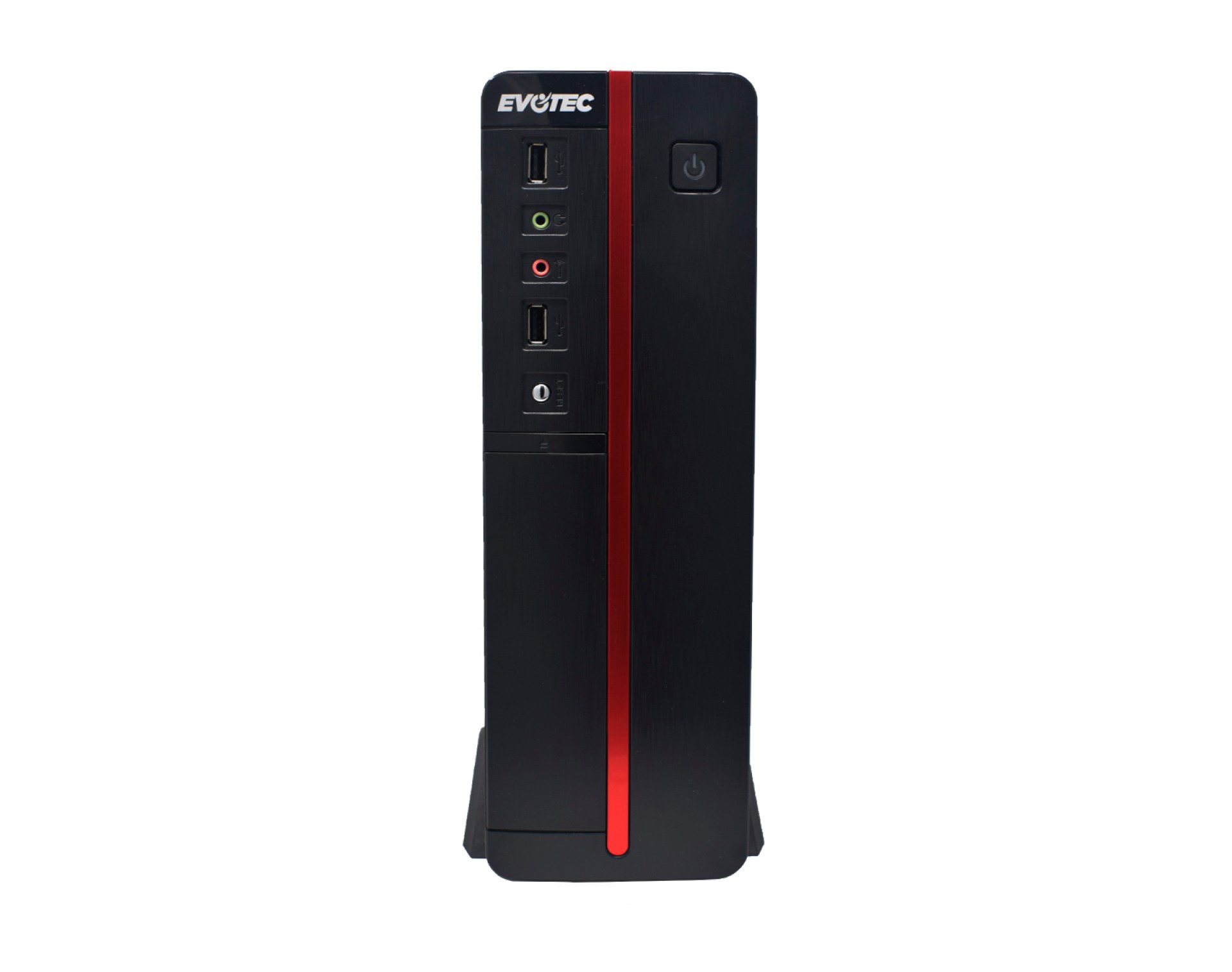 Gabinete EVOTEC Viena Slim – Gabinete, m-ATX, Negro, 600 W