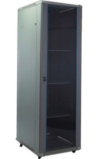 713184 GABINETE 19 PULGADAS RACK CERRADO 42U PUERTA CRISTAL 600*800 FLATPACK –