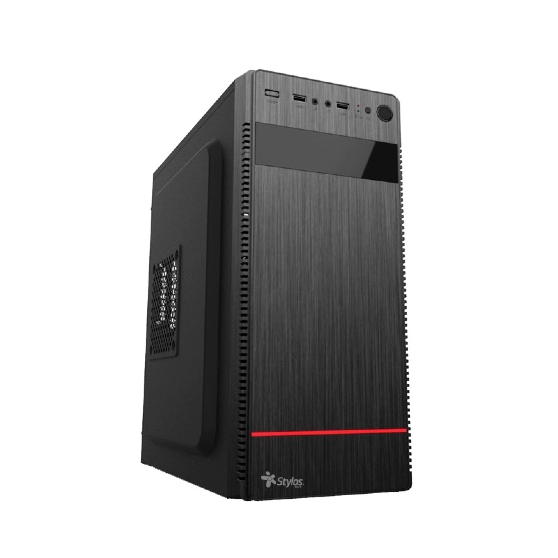 Gabinete con Fuente de Poder Stylos. STPGAC4B –