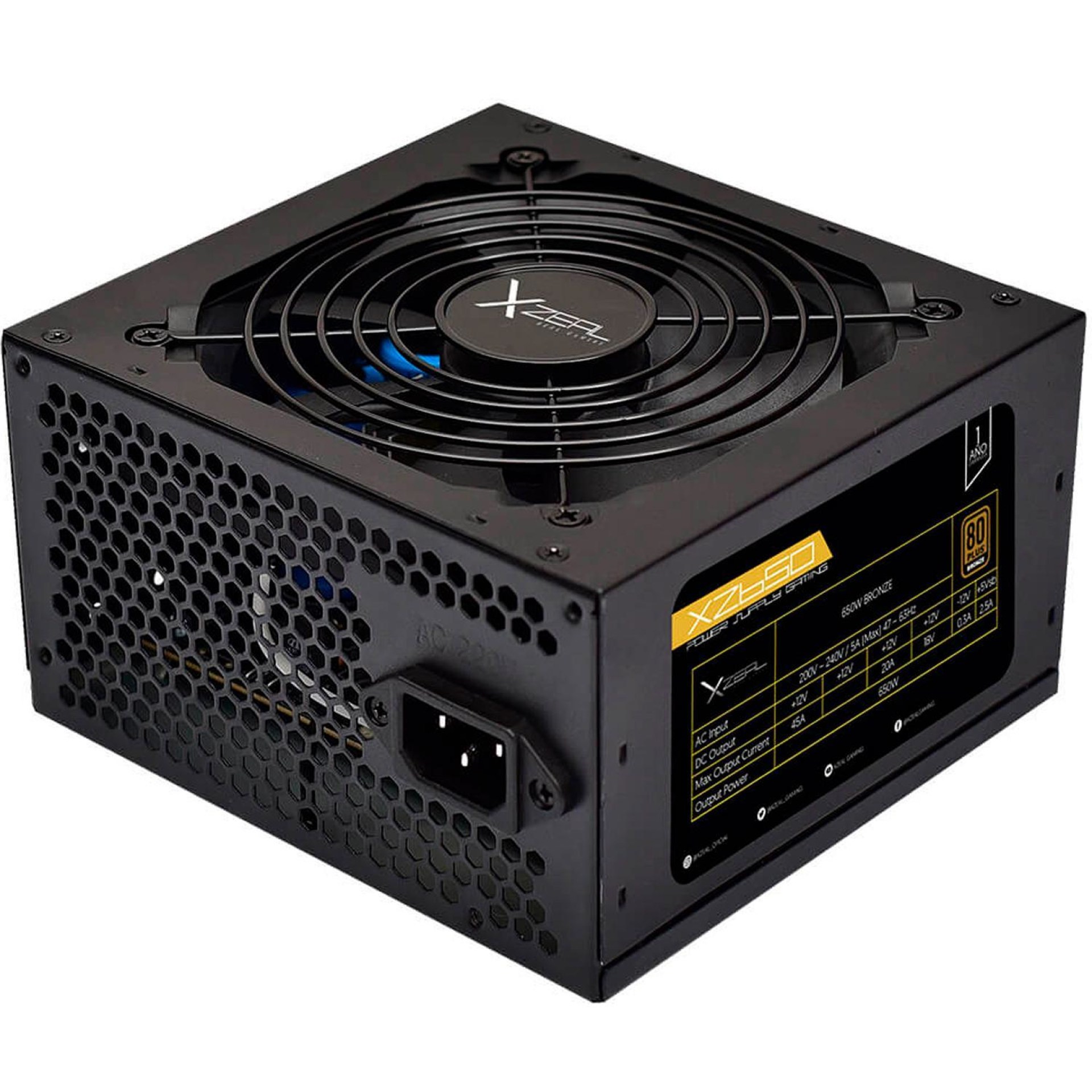 Fuente De Poder Xzeal 650W. XZPS650B –