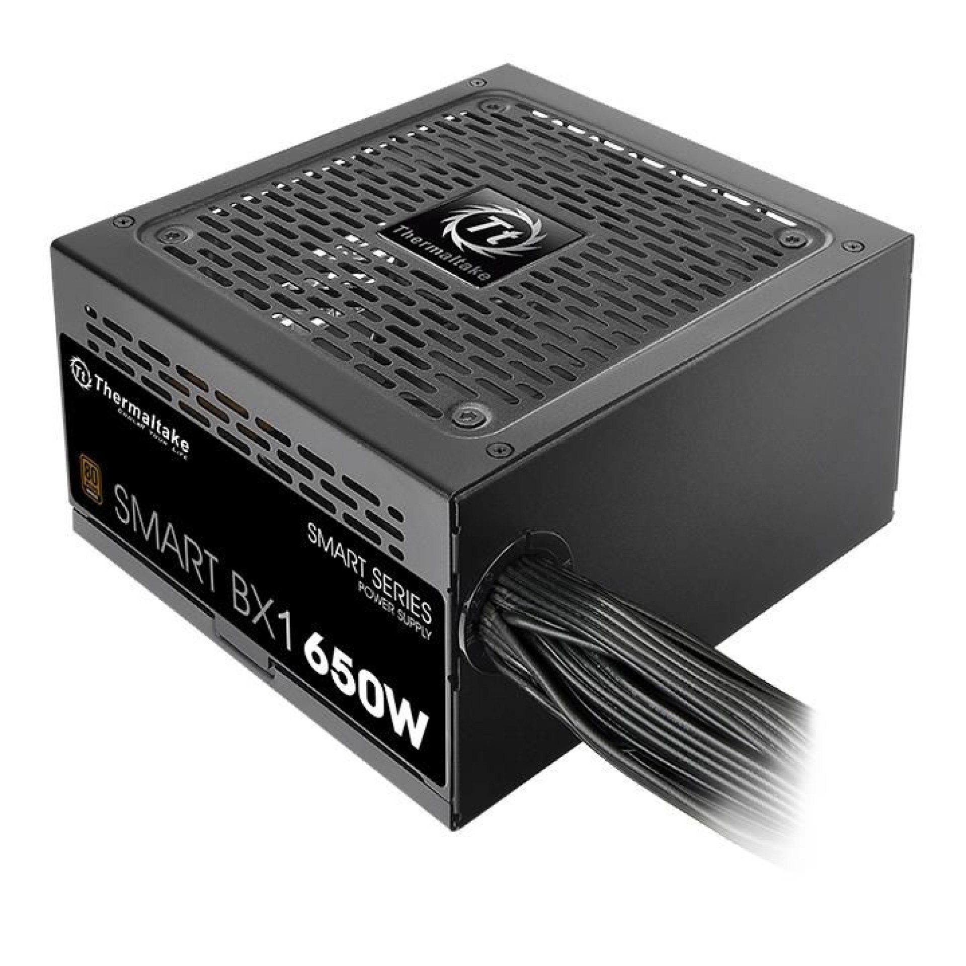 Fuente de Poder Thermaltake Smart BX1 650W 80+ Bronce PS-SPD-0650NNFABU-1 – Color Negro