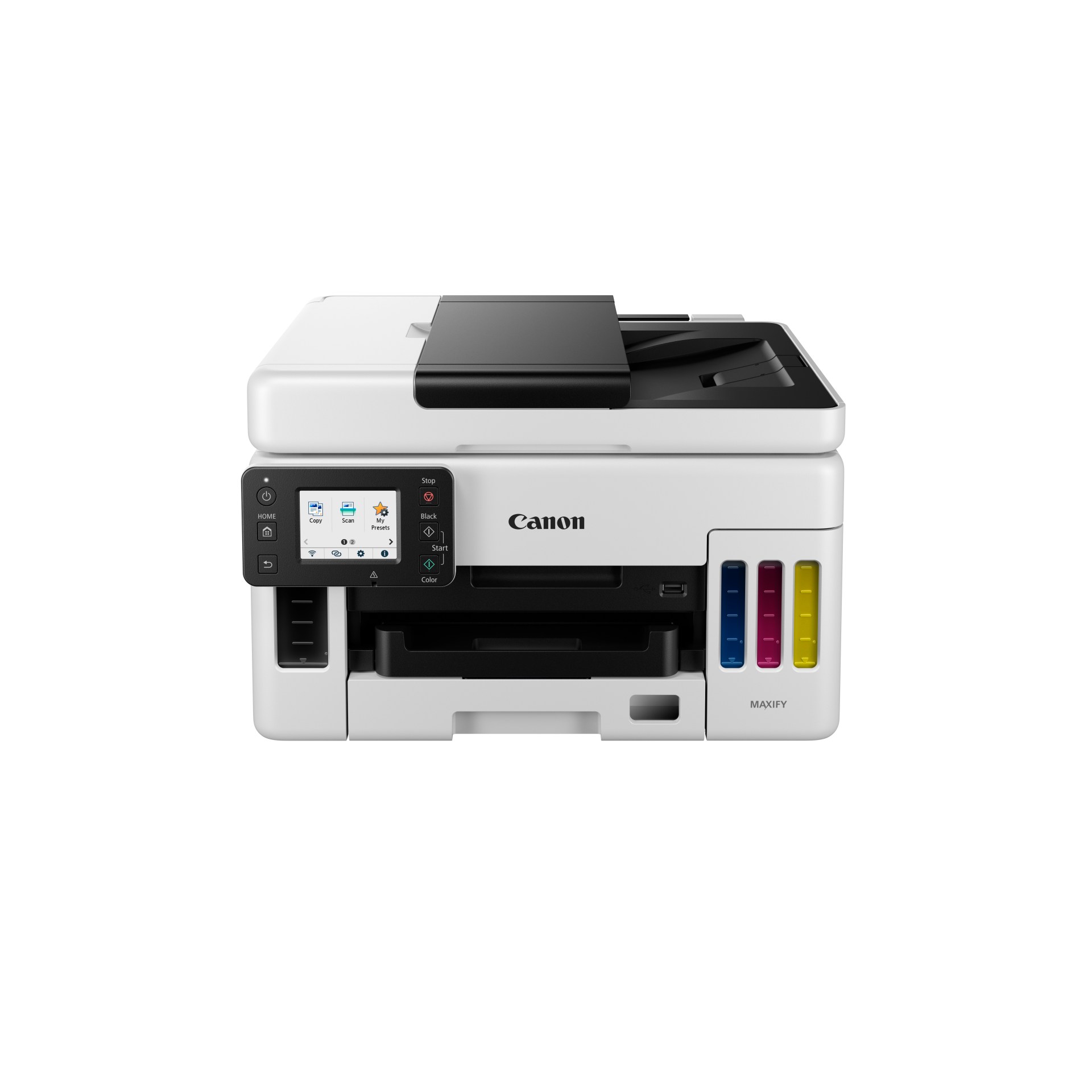 Impresora Multifuncional CANON Maxify GX6010 – Tecnología Tinta Continua. Impresora, Copiadora, Escáner. Pantalla Táctil en Color de 2.7 Pulgadas
