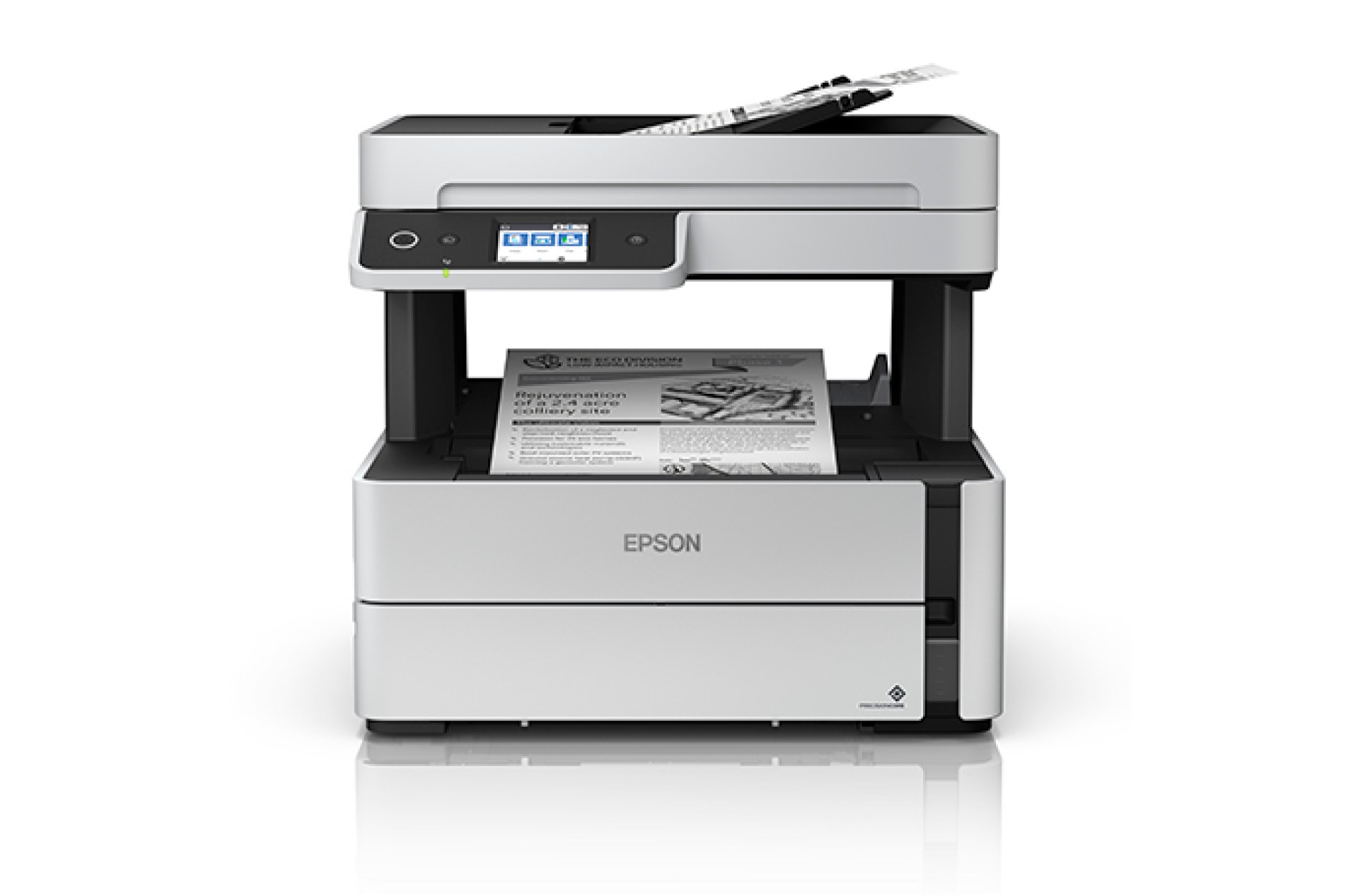 Multifuncional Monocromático EPSON EcoTank® M EPSON C11CG92301 – 1200 x 2400 DPI, Inyección de tinta, 39 ppm, 251 hojas, 20000 páginas por mes