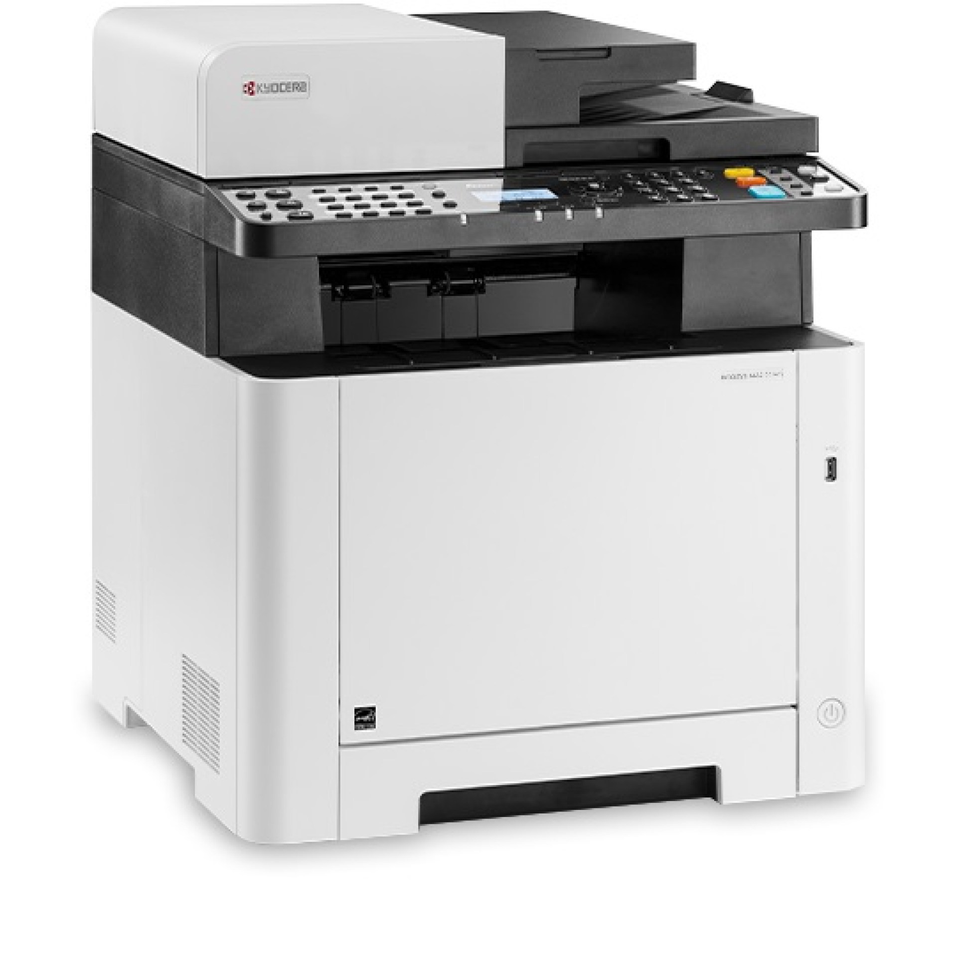Multifuncional láser a color KYOCERA MA2100cwfx – 22PPM, 1200 x 1200 DPI, ADP 50 hojas impresión/escaneo/copiado/fax, sustituto de la M5521cdw