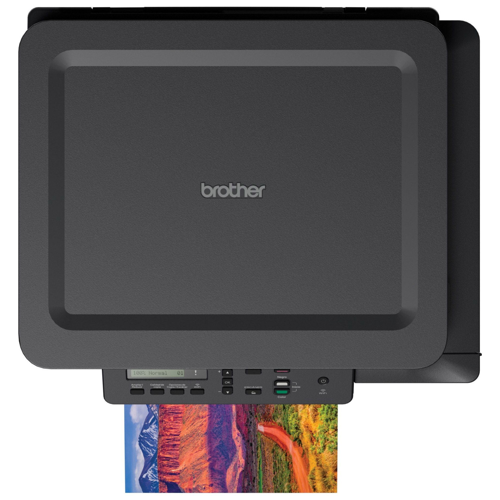 Multifuncional Tinta Continua Brother DCPT520W – 30 ppm negro/12 ppm color, Wifi, cama plana tamaño carta, Easy Setup