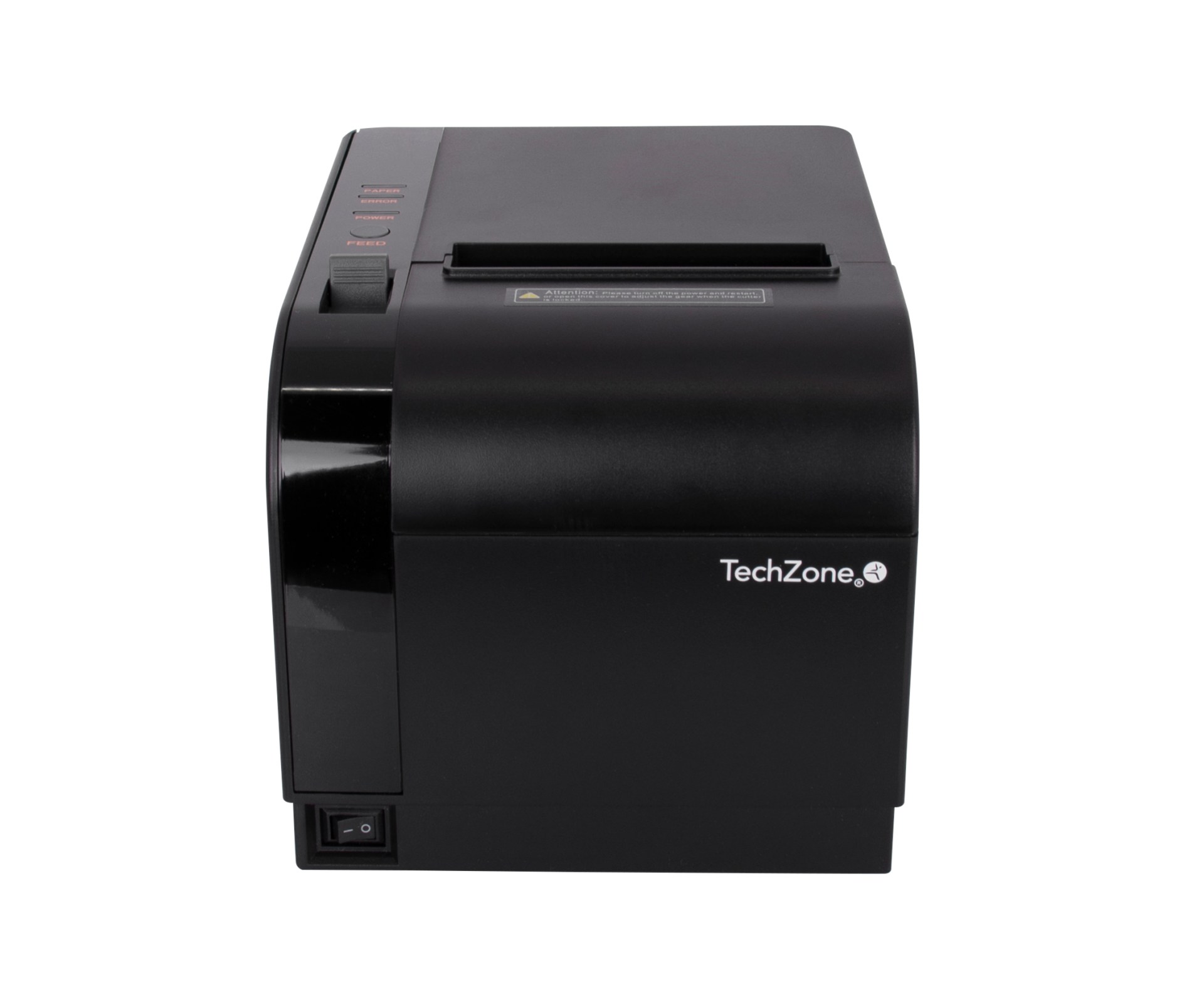 Impresora termica TechZone TZBE301 de 80mm – vel de 300mm/s, 576 DPI´s, USB-SERIAL-RJ45-RJ11, cortador automatico, 1 año de garantía