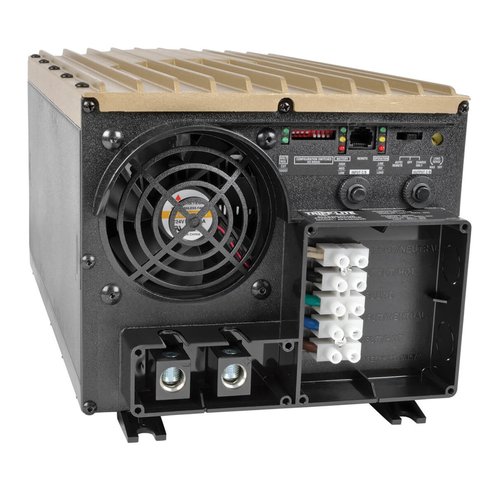 Inversor/Cargador TRIPP-LITE APS3636VR – Negro