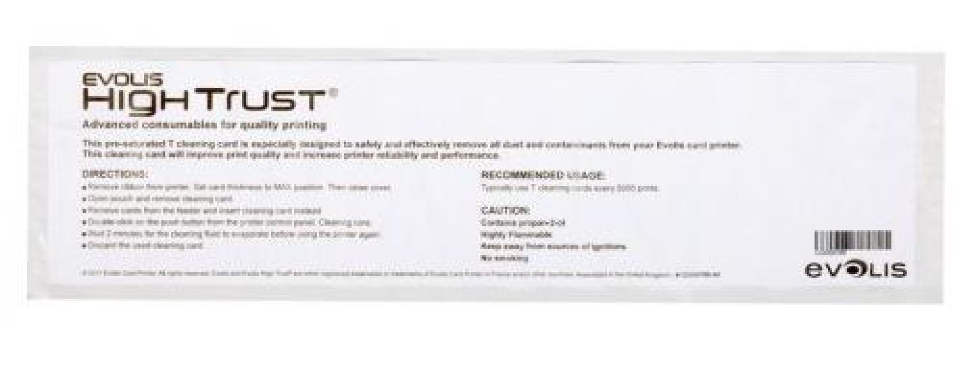 Evolis T Card Cleaning Kit –
