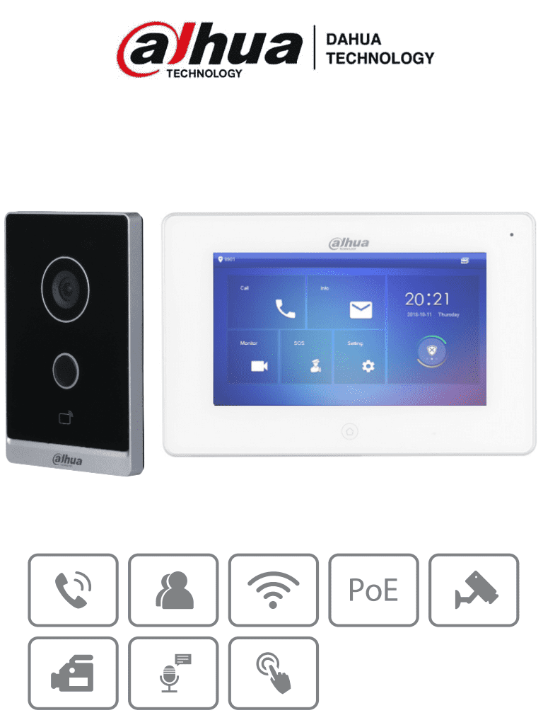 Kit de Videoportero Dahua Technology DHI-KTW01 –
