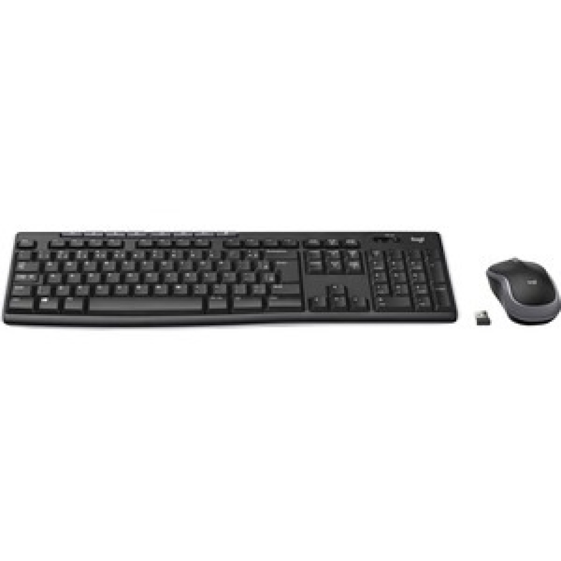 Kit de Teclado y Mouse LOGITECH MK270 – Estándar, Negro, 10 m