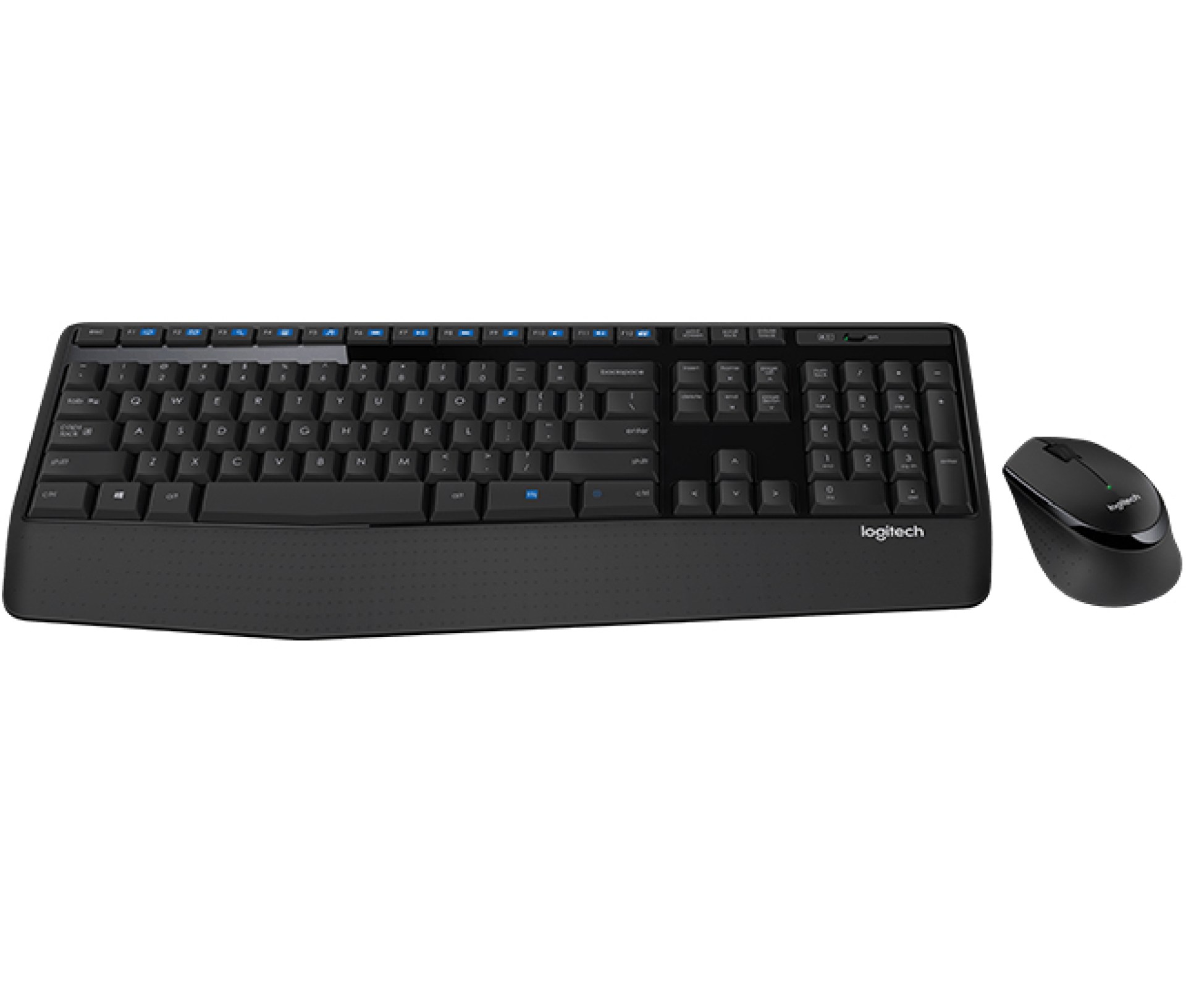 Kit de Teclado y Mouse LOGITECH MK345 – Estándar, Negro, 10 m, 1000 DPI