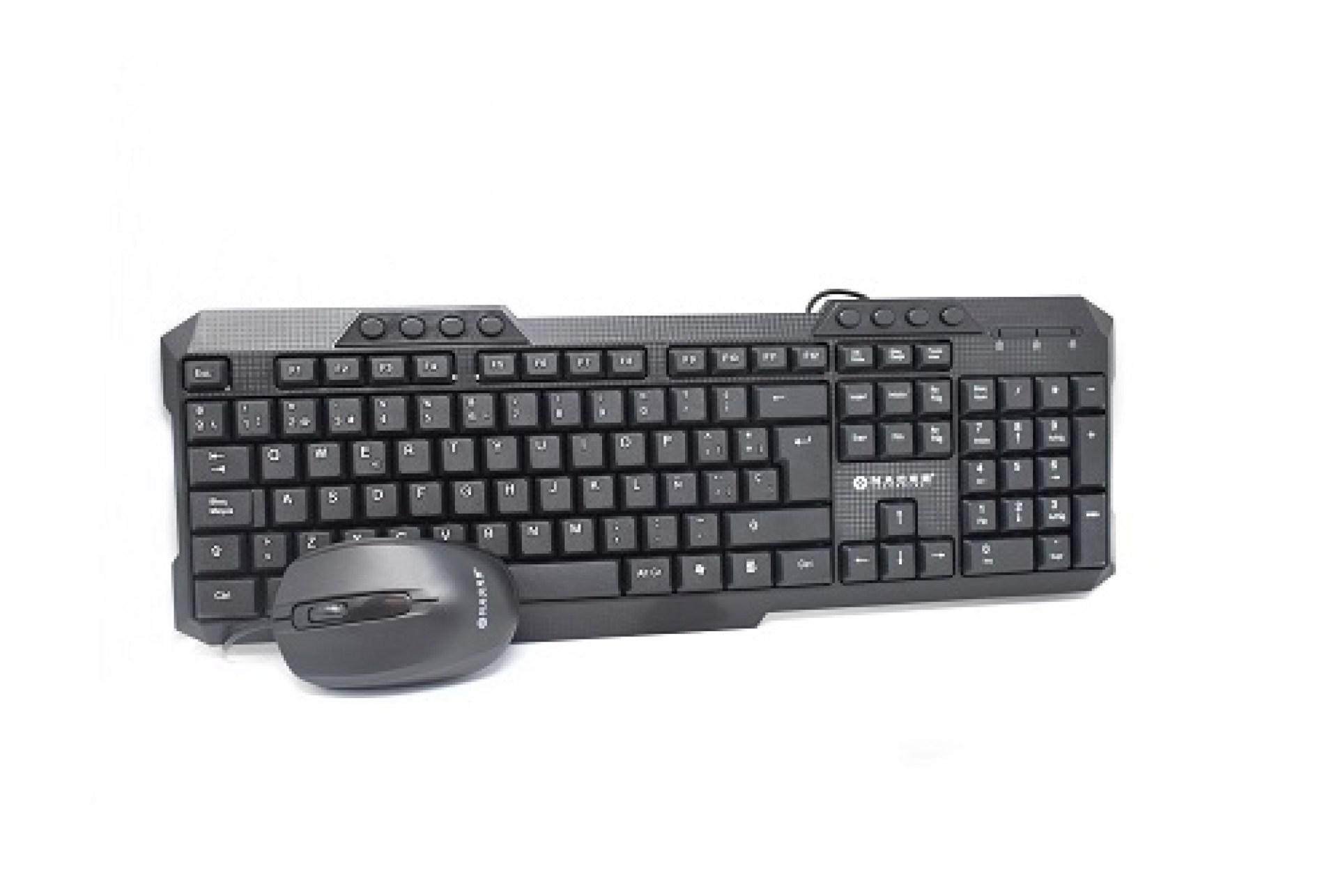 Kit Teclado y Mouse Naceb Technology NA-618 – Estándar, Negro