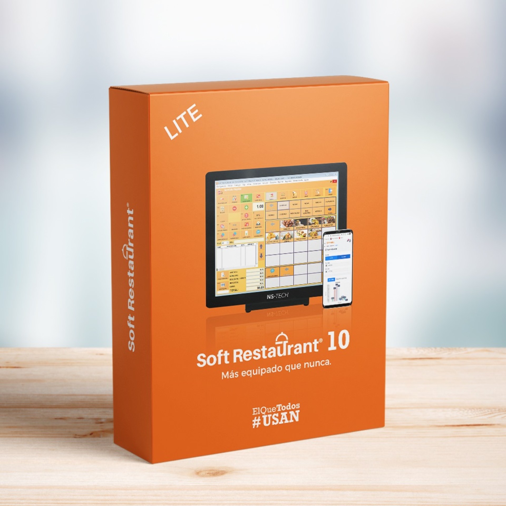 Soft Restaurant®10 Lite Renta Mensual 2 Nodos. (SR-10LITE-RE).  Software de administración y Punto de venta para negocios gastronómicos. EXCLUSIVO RENOVAC –