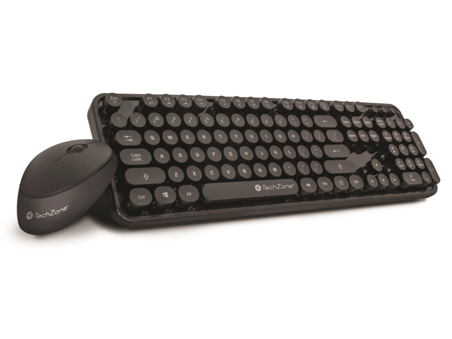 Kit Nifty TechZone combo inalámbrico con conexión USB – mouse 1600 DPI´s, teclado con 104 teclas tipo QWERTY, 1 año de garantía.