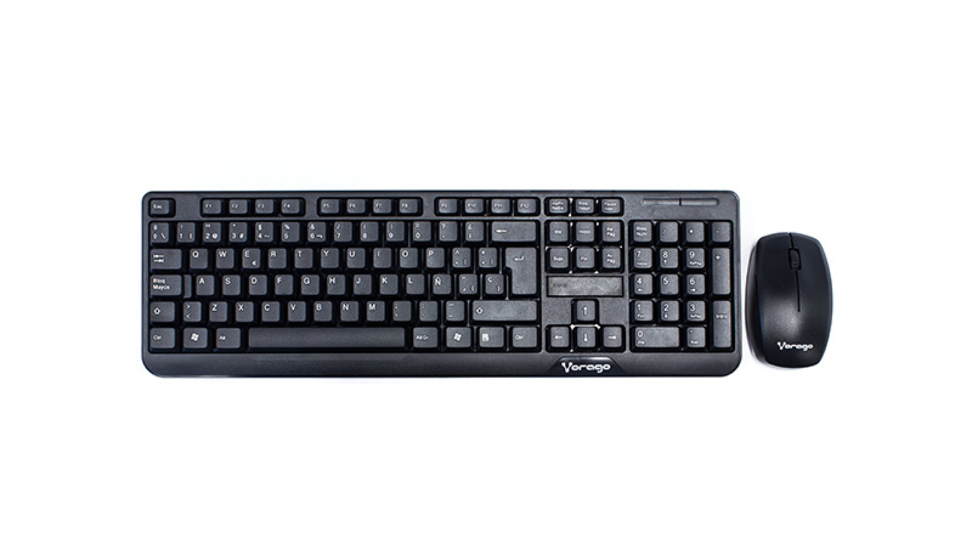 KIT TECLADO Y MOUSE VORAGO KM-302 INALAMBRICO NEGRO –