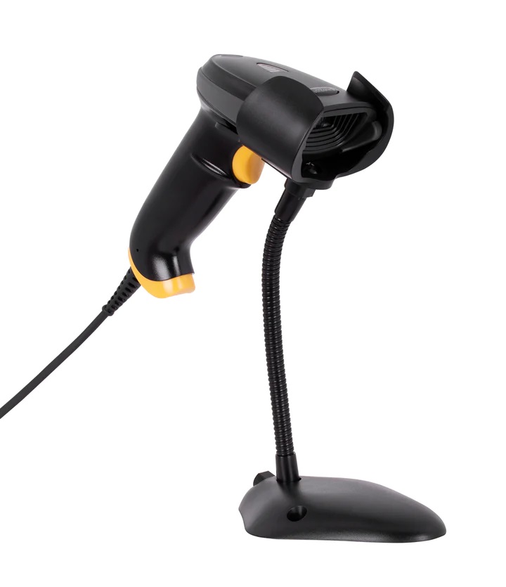Lector de Código de Barras Alámbrico TechZone TZBESC4 – 1 m, 100 lecturas/s, USB. 1D / 2 D