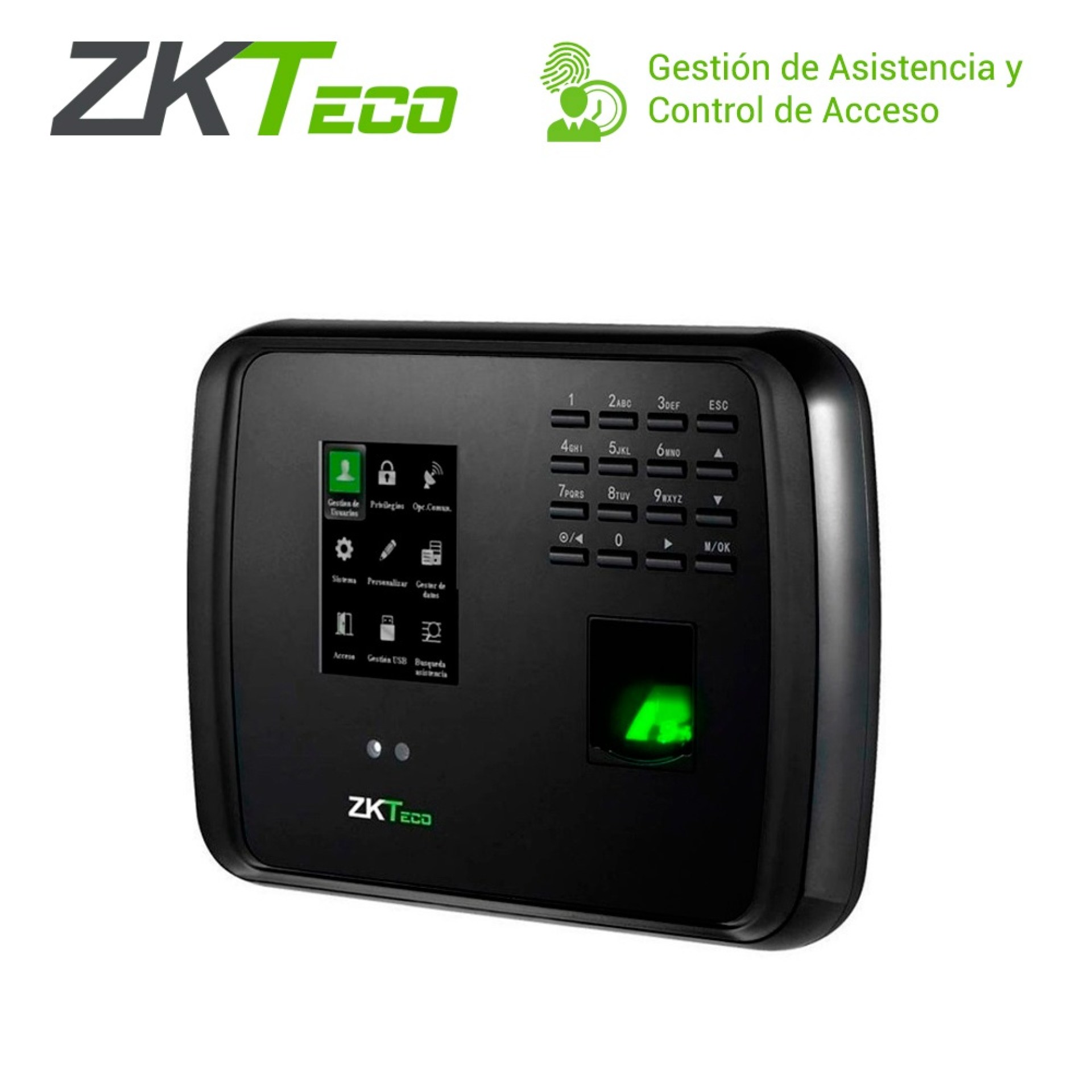 Biometrico ZkTeco (MB460) Facial(1 – 500)  / Huella(2, 000) / logs (100, 000)